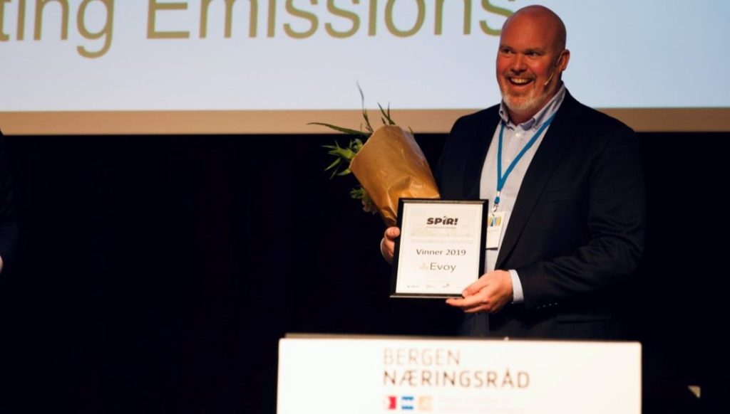 CEO i Evoy, Leif A. Stavøstrand, mottar Spir-prisen 2019
